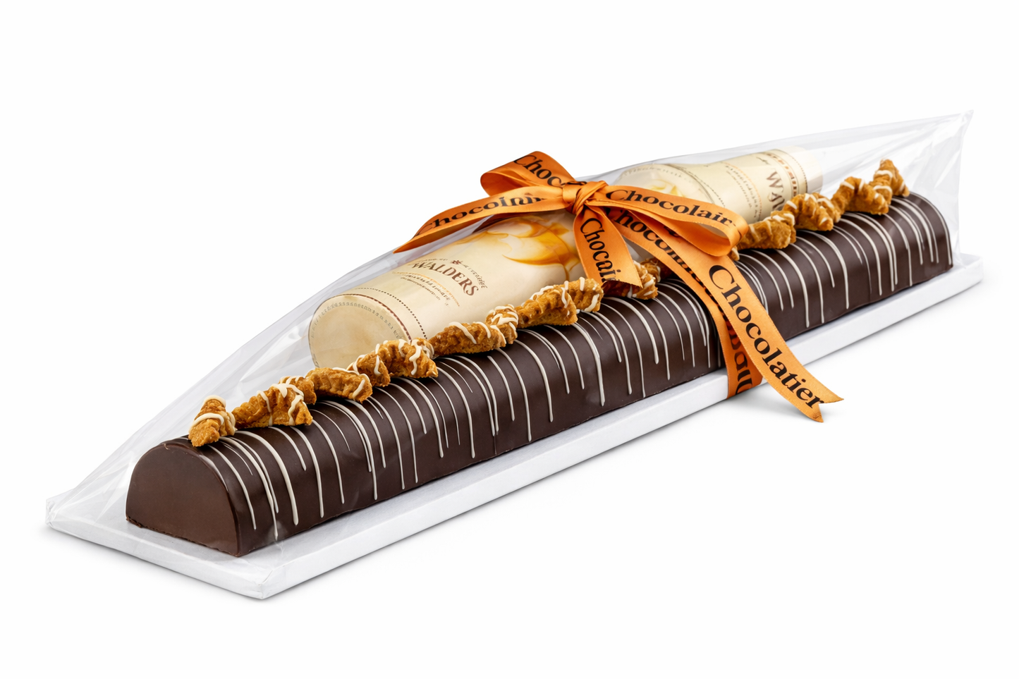 Decadent Chocolate Log  with Walders - Peanut Butter