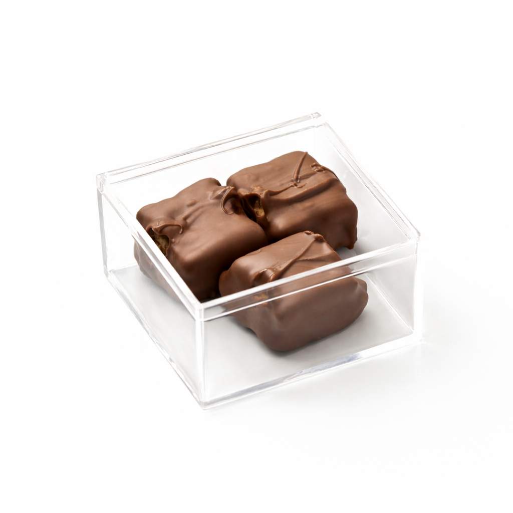Lucite Stack Exquisite Chocolate Confections