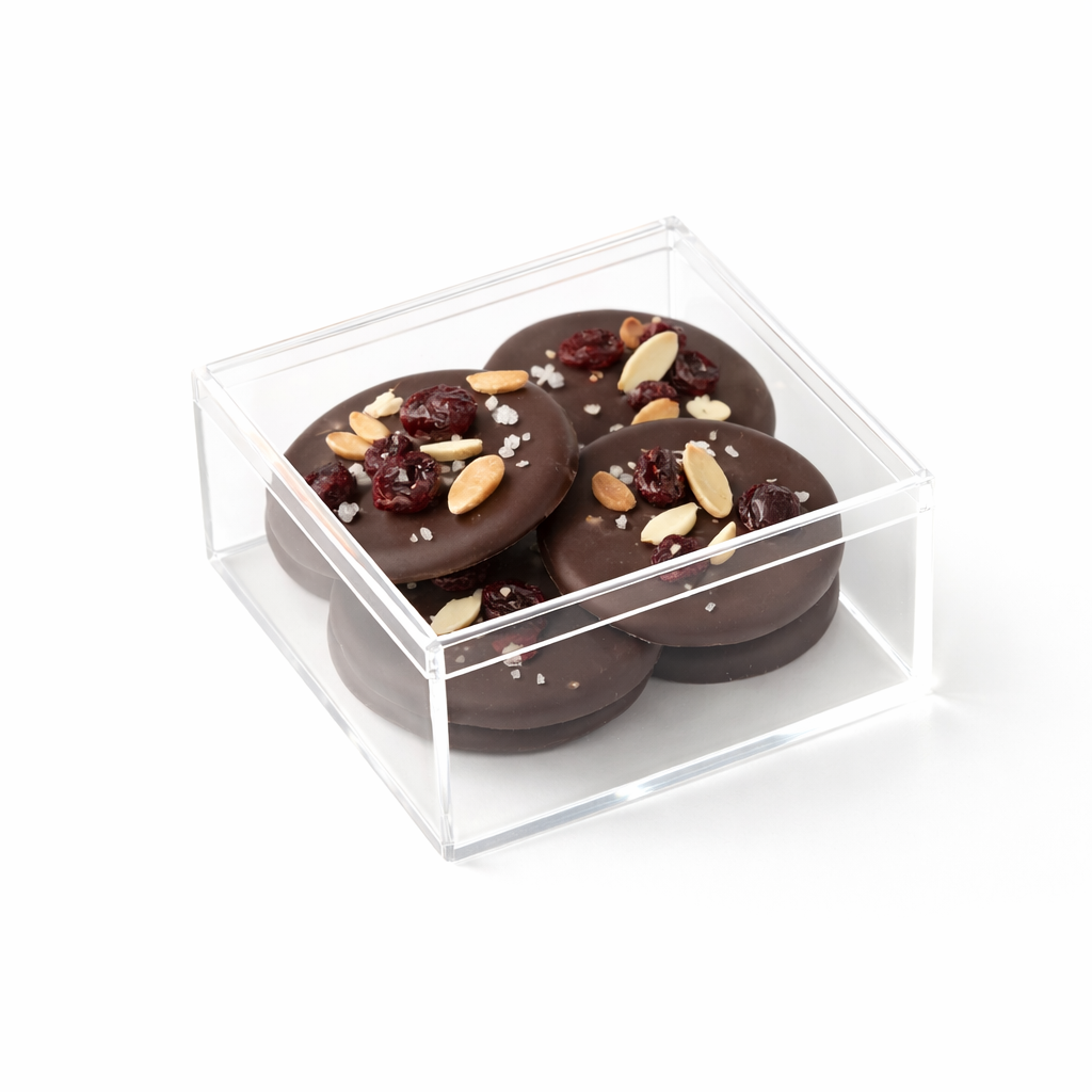 Lucite Stack Exquisite Chocolate Confections