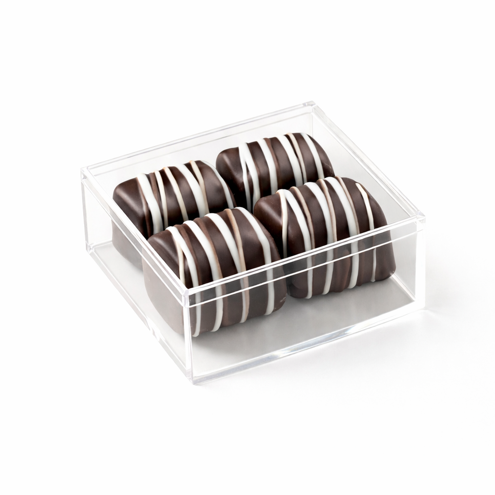 Lucite Stack Exquisite Chocolate Confections