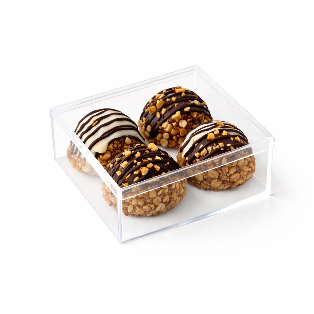 Lucite Stack Exquisite Chocolate Confections