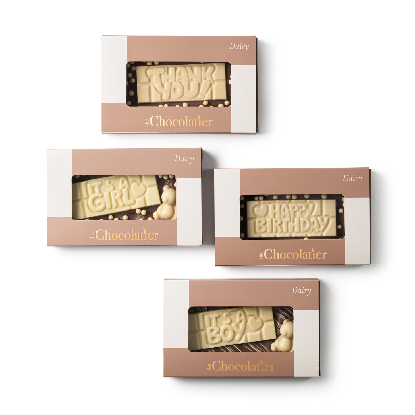 Dairy Chocolate Message Bar