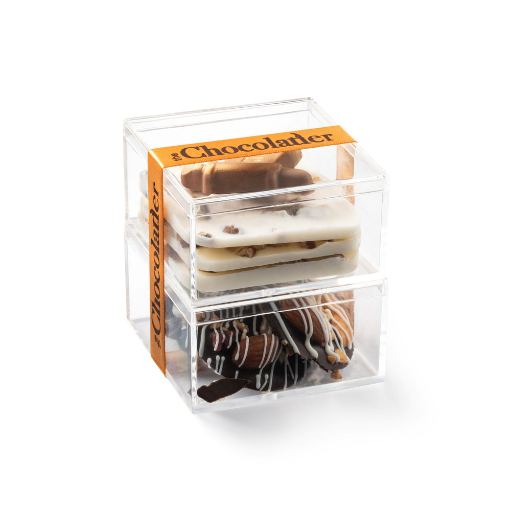 Lucite Stack Exquisite Chocolate Confections