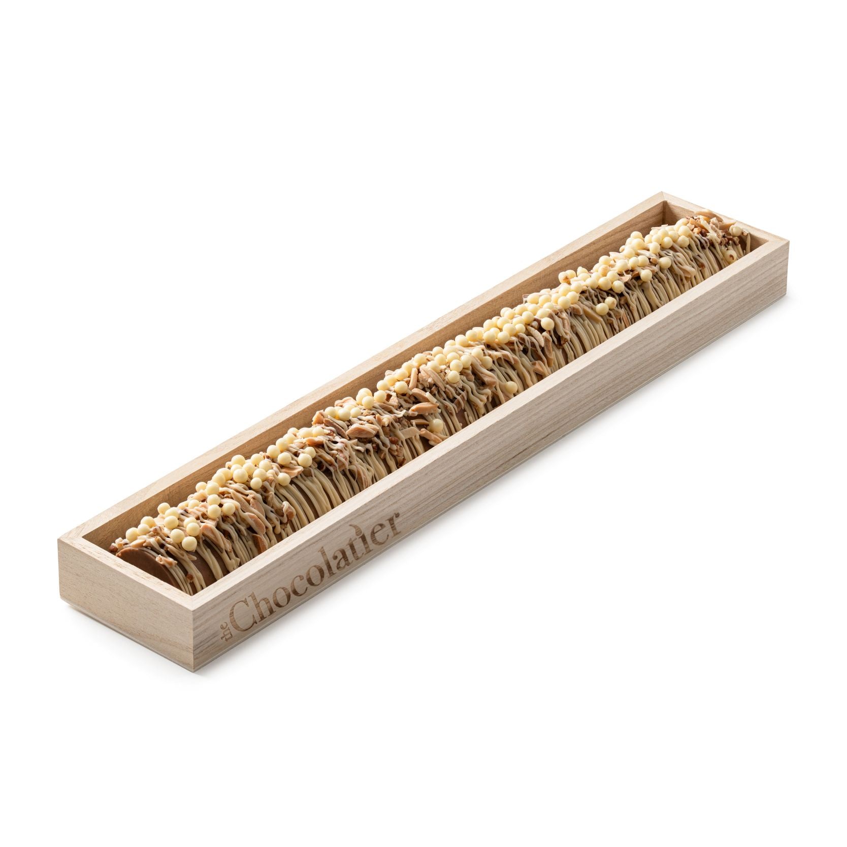 Dairy kosher chocolate log tray