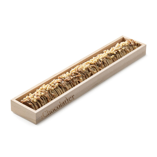Dairy kosher chocolate log tray