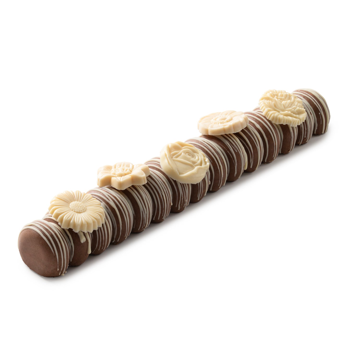 Dairy Chocolate Floral Praline log