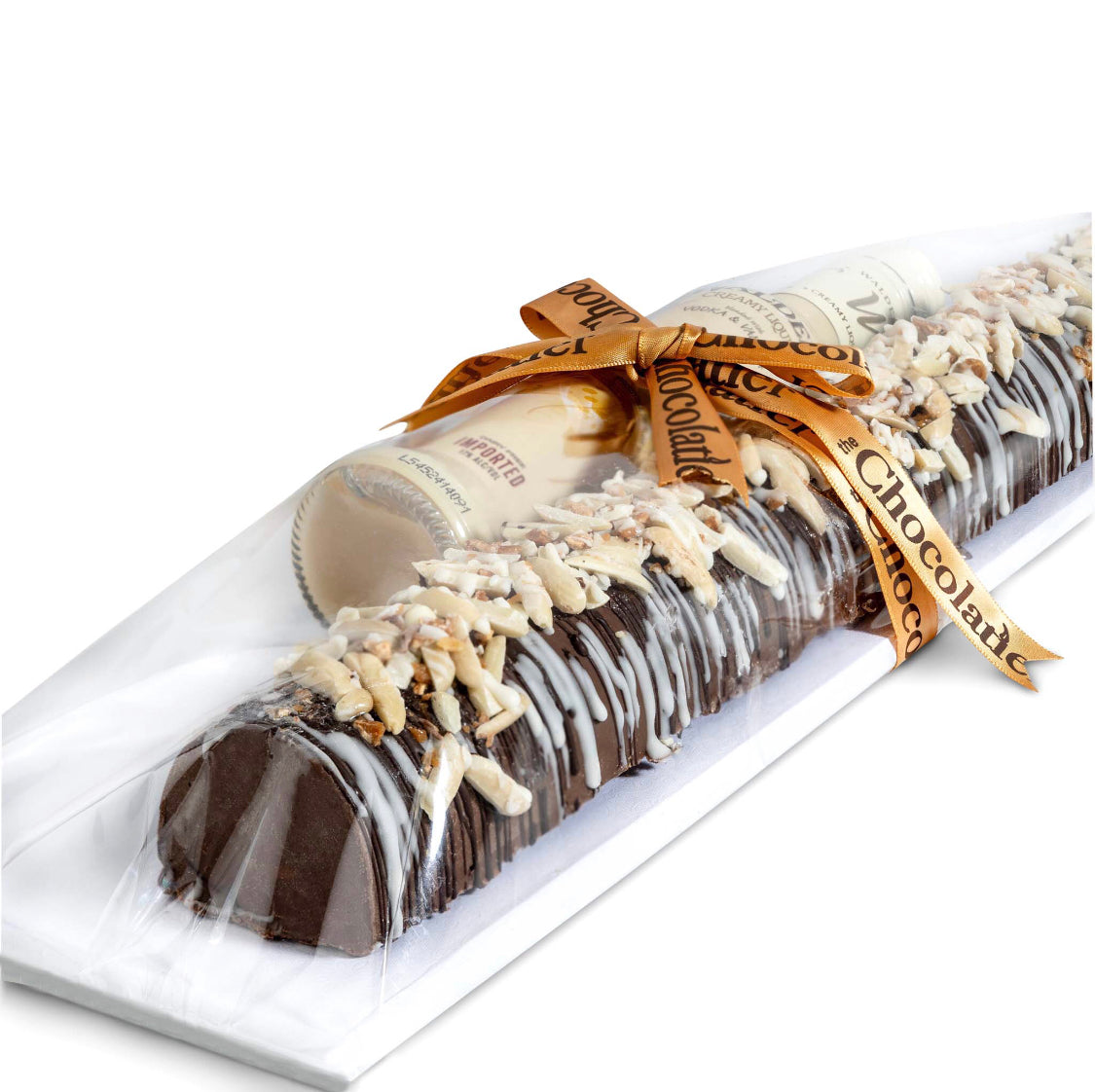 Decadent Chocolate Log  with Walders - Peanut Butter